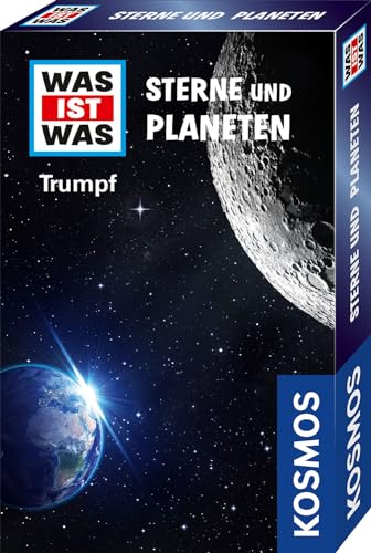 KOSMOS 741891 was IST was Trumpf Sterne und Planeten, Weltraum Quartett für Kinder ab 8 Jahre, Trumpf Kartenspiel, Quizspiel perfekt als kleines Geschenk oder Mitgebsel von KOSMOS