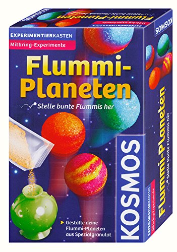 KOSMOS Flummi-Planeten, bunte Flummis selbst herstellen, coole Farbmuster selber mixen, Experimentierset, Experimentierkasten, Mitbringexperiment von Kosmos