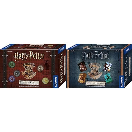 KOSMOS Harry Potter Kampf um Hogwarts: Erweiterungen Bundle aus Zauberkunst und Zaubertränke Erweiterung + Monsterbox Erweiterung, Harry Potter Spiel für 2-5 Personen ab 11 Jahre von Kosmos