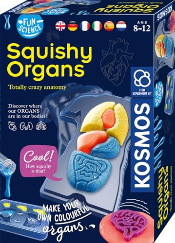 Kosmos 616816 Fun Science - Squishy Organs, Glibber-Organe, Anatomie spielerisch erleben Experimentier Set für Kinder mit mehrsprachiger Anleitung (DE, EN, FR, IT, ES, NL) von Kosmos