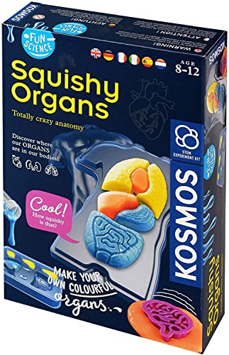 Kosmos 616816 Fun Science - Squishy Organs, Glibber-Organe, Anatomie spielerisch erleben Experimentier Set für Kinder mit mehrsprachiger Anleitung (DE, EN, FR, IT, ES, NL) von Kosmos