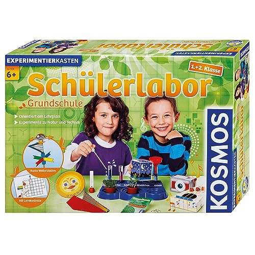Kosmos 634315 - Schülerlabor Grundschule 1. Und 2. Klasse, Experimente Zu Natur Und Technik, Am Lehrplan Der Schule Orientiert, Experimentierkasten Für Kinder Ab 6 Jahre Kosmos 634315 - Schülerlabor Grundschule 1. Und 2. Klasse, Experimente Zu Natur Und Technik, Am Lehrplan Der Schule Orientiert, Experimentierkasten Für Kinder Ab 6 Jahre von Kosmos