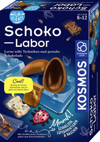 Kosmos 654283 Fun Science Schoko-Labor Experimentierkasten 8 - 12 Jahre von Kosmos