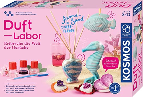 Kosmos 671570 Duft-Labor, Erforsche die Welt der Gerüche, Duftende Deko selbst herstellen mit Herz-Flakon, Duftstäbchen, Duftöl und vieles mehr, spannender Experimentierkasten für Kinder ab 8 Jahre Kosmos 671570 Duft-Labor, Erforsche die Welt der Gerüche, Duftende Deko selbst herstellen mit Herz-Flakon, Duftstäbchen, Duftöl und vieles mehr, spannender Experimentierkasten für Kinder ab 8 Jahre von Kosmos