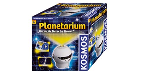 Kosmos 676810 Planetarium, HOL dir die Sterne ins Zimmer, Projektor mit 2 auswechselbaren Sternkarten, spannendes Simulationsprogramm zu Sternen, Galaxien, Planeten, Astronomie für Zuhause ab 8 Jahre von Kosmos