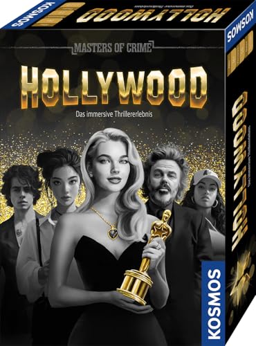 Kosmos 684860 Masters of Crime - Hollywood Immersives Thriller-Erlebnis, Krimi Spiel für 1-6 Spielerinnen und Spieler ab 14 Jahren, Escape Game für Erwachsene, Rätselspiel Detektiv Kosmos 684860 Masters of Crime - Hollywood Immersives Thriller-Erlebnis, Krimi Spiel für 1-6 Spielerinnen und Spieler ab 14 Jahren, Escape Game für Erwachsene, Rätselspiel Detektiv von Kosmos