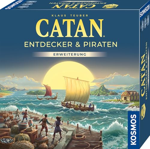 Kosmos 685164 Catan - Entdecker & Piraten, Erweiterung zu Catan - Das Spiel, Brettspiel für 3-4 Personen ab 12 Jahre, Familienspiel, nur spielbar mit Basisspiel, Siedler von Catan Kosmos 685164 Catan - Entdecker & Piraten, Erweiterung zu Catan - Das Spiel, Brettspiel für 3-4 Personen ab 12 Jahre, Familienspiel, nur spielbar mit Basisspiel, Siedler von Catan von Kosmos