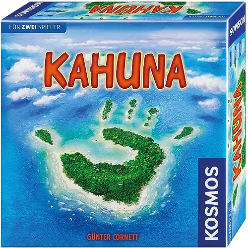 KOSMOS 691806 Kahuna, Duell-Spiel für 2 Spieler ab 10 Jahre, Brettspiel, Strategiespiel, Machtkampf um die Inseln im Pazifik, Günter Cornett von Kosmos