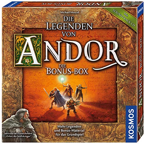 Kosmos 694074 Die Legenden von Andor - Die Bonus-Box. Mehr Legenden und Bonus-Material für das Grundspiel, Fantasy-Brettspiel ab 10 Jahren Kosmos 694074 Die Legenden von Andor - Die Bonus-Box. Mehr Legenden und Bonus-Material für das Grundspiel, Fantasy-Brettspiel ab 10 Jahren von Kosmos