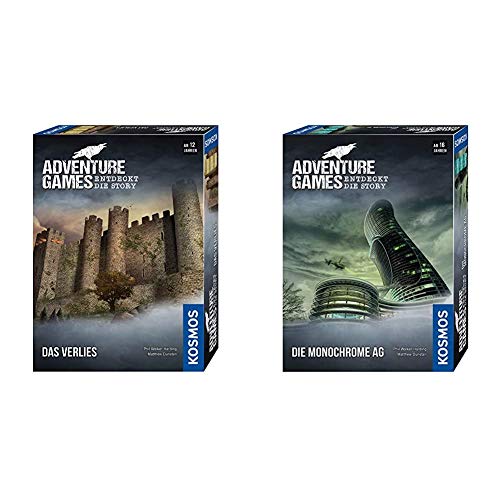 Kosmos 695088 - Adventure Games - Das Verlies. Entdeckt die Story, Kooperatives Gesellschaftsspiel & Adventure Games - Die Monochrome AG. Entdeckt die Story, Kooperatives Gesellschaftsspiel von Kosmos