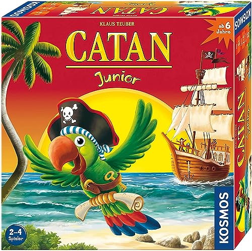 KOSMOS 697495 CATAN Junior, Brettspiel für Kinder ab 6 Jahre, Kinderspiel-Variante von Siedler von Catan, Familienspiel für 2-4 Personen ab 6 Jahren von Kosmos