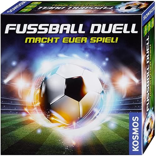 Kosmos 697792 Fußball-Duell, Macht euer Spiel, Taktisches Fußballspiel als Brettspiel, ab 8 Jahre, für 2-4 Personen, Kinderspiel, Gesellschaftsspiel, kleines Geschenk von Kosmos