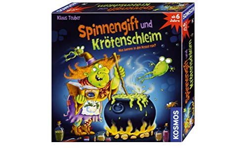 KOSMOS 698652 - Spinnengift und Krötenschleim: was kommt in den Kessel rein? lustiges Merkspiel für 2-4 Spieler, Kinderspiel ab 6 Jahre von Kosmos