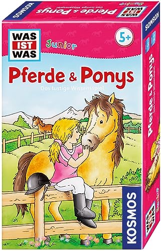 KOSMOS 712563 was ist was Junior - Pferde und Ponys, Wissenspiel rund um Pferde, Pferde Spiel, Pferdespiele, Mädchen ab 5 Jahre von Kosmos