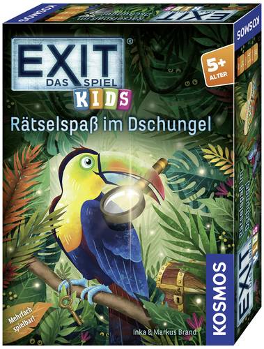 Kosmos EXIT® - Das Spiel Kids: Rätselspaß im Dschungel 683375 Anzahl Spieler (max.): 4 von Kosmos