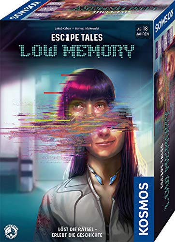 Kosmos 695156 Escape Tales - Low-Memory, Löst die Rätsel. Erlebt die Geschichte, Escape-Room-Spiel, spannendes Gesellschaftsspiel ab 18 Jahre, für 1-4 Personen, mehrfach spielbar von Kosmos