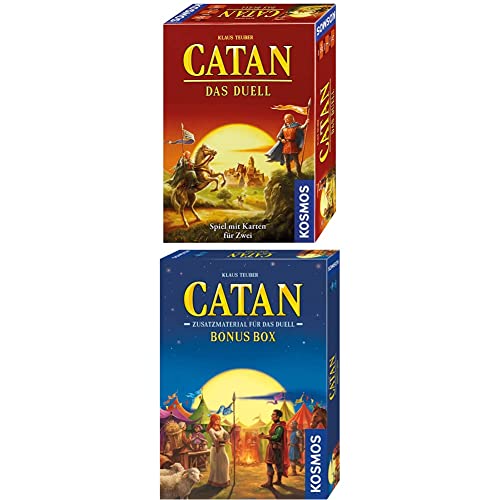 Kosmos Spiel mit Karten für 2 Spieler + 682255 Catan - Zusatzmaterial für Das Duell - Bonus Box, nur zusammen mit Catan - Das Duell spielbar, für 2 Personen ab 10 Jahre, Strategiespiel, Yellow Kosmos Spiel mit Karten für 2 Spieler + 682255 Catan - Zusatzmaterial für Das Duell - Bonus Box, nur zusammen mit Catan - Das Duell spielbar, für 2 Personen ab 10 Jahre, Strategiespiel, Yellow von Kosmos