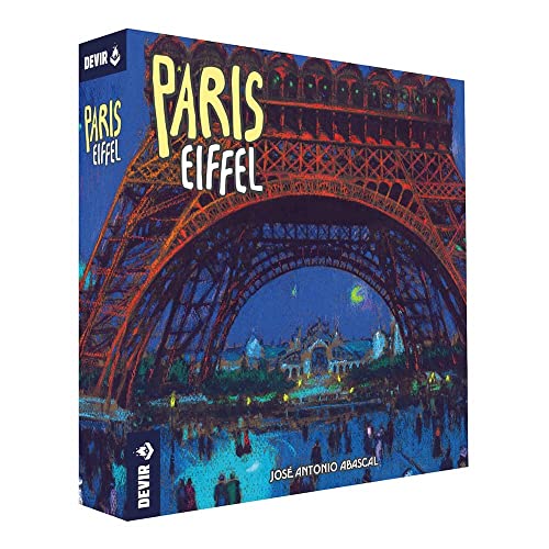 DEVIR Thames & Kosmos Paris - Eiffel-Erweiterung, Legespiel zum Platzieren, Familienspiele für Spieleabend, Strategie-Brettspiele für Erwachsene und Kinder, für 2 Spieler, ab 8 Jahren von Devir