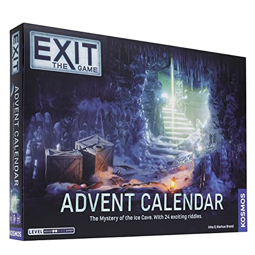 Thames & Kosmos, 693206, EXIT: Advent Calendar, The Mystery of The Ice Cave - 24 Riddles to Solve, 3D Rooms to Explore, Ages 10+ von Thames & Kosmos