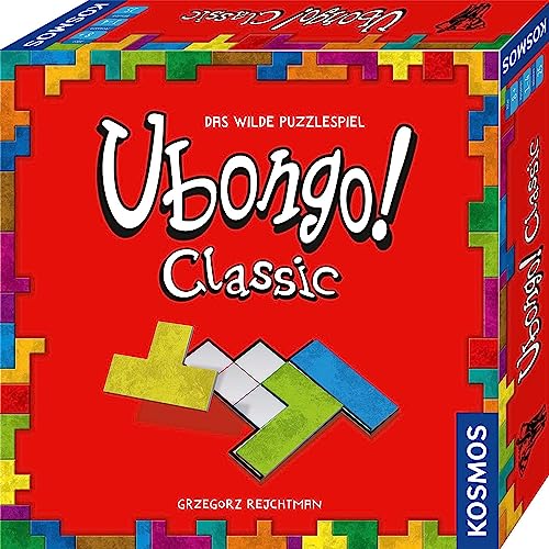 KOSMOS 683092 Ubongo! Classic, Der beliebte Action- und Knobelspaß für die ganze Familie, Der Klassiker im Brett- und Gesellschaftsspiel für 1 bis 4 Personen ab 8 Jahren von Kosmos