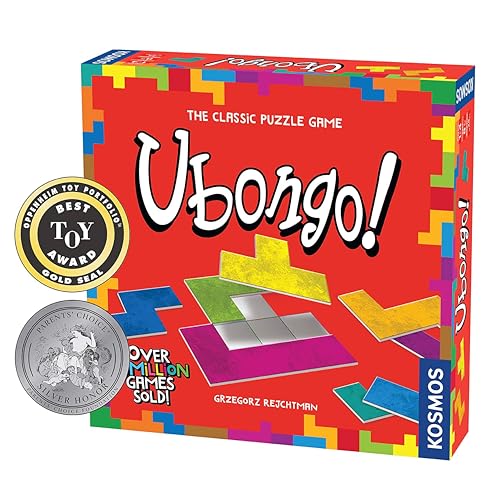 Thames & Kosmos - Ubongo!, Classic - Level: Beginner - Unique Puzzle Game - 1-4 Players - Puzzle Solving Strategy Board Games for Adults & Kids, Ages 8+, 696184 von Thames & Kosmos