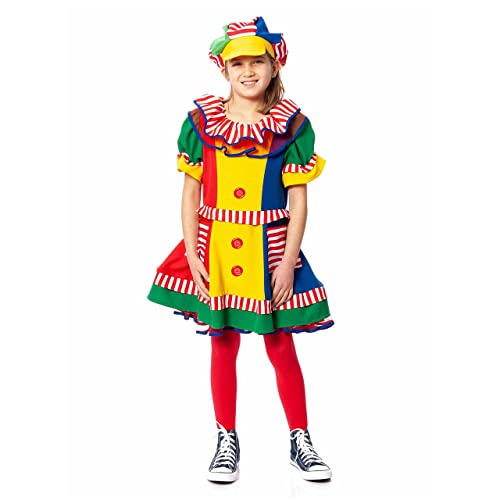 Kostümplanet Clown-Kostüm Kinder Mädchen Kinderkostüm Claun (164) von Kostümplanet