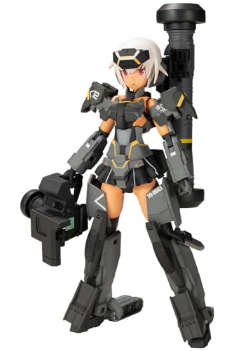 Frame Arms Girl – Figur aus Plastic Model Kit Gourai-Kai (Black) mit FGM148 Typ Anti-Tank Rakete 16 cm von Kotobukiya