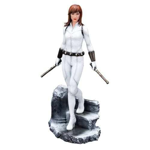 Kotobukiya Marvel Universe: Black Widow (White Costume Version) ArtFX Premier Statue von Kotobukiya