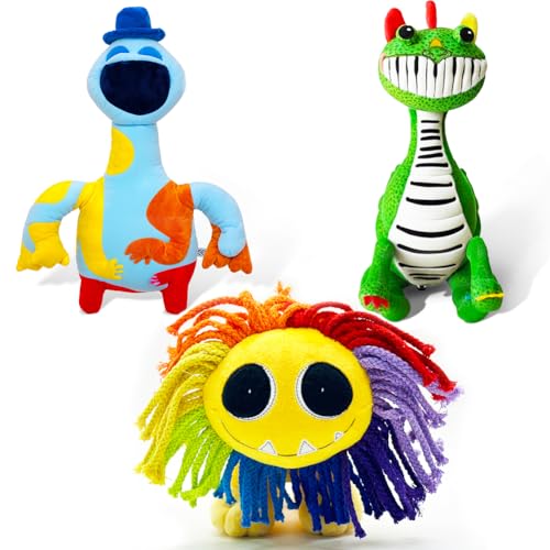 Kouipoie 11 Zoll Critters Plüschtiere, Funny Nightmare Chops Plush Toy, Weihnachten, Halloween und Geburtstage für Gaming-Fans! (3PCS) von Kouipoie