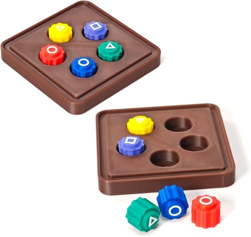 Kouipoie Gonggi Korean Game, Traditionelles Handspiel Mit Bunt Steinchen, Perfektes Minispiel Für Kinder Und Erwachsene, Ideal Für Unterhaltsame Stunden Und Koordinationstraining (2PCS) von Kouipoie