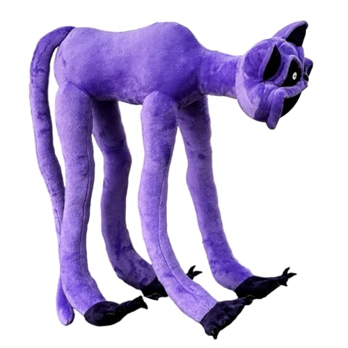 Kouipoie Smiling Plüschtiere Süße Cat und Dog Kuscheltiere für Kinder und Erwachsene, Perfekte Spielzeug Geschenke für Kinder Jungen ab 5 6 7 8 9+ Jungen und Mädchen, (Purple Cat) von Kouipoie