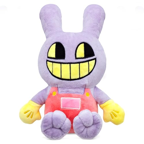 Kouipoie 11IN The Digital Circus Plush, Amazing Pomni & Purple Bunny Kuscheltier, Weihnachts- oder Geburtstagsgeschenke für Jungen und Mädchen, Peripheriegeräte von Anime-Figuren. (Jax) von Kouipoie