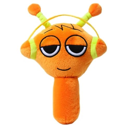 Sprunki PlüSchtier,9.8zoll Lustige Sprunki Plushies FüR Gaming-Fans,Weihnachten Geburtstag Geburtstage FüR4 5 6 7 8 9 10+Jahre Alt StrumpffüLler,Super Weiches Sammelbares PlüSchtier. (Orange) von Kouipoie