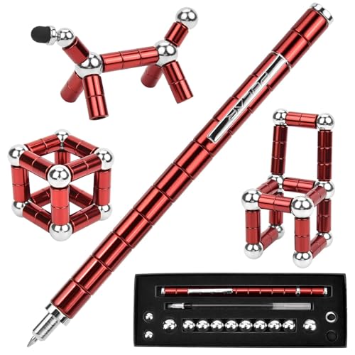 Fidget Pen, Geschenk für Teenager, Jungen, Mädchen, 8, 9, 10, 11, 12, 13, 14, 15 Jahre, Fidget-Spielzeug, Angstlinderung, Rot von Kovim