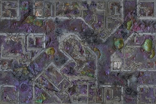 Corrupted Warzone City 6x4 Gaming Mat von Kraken Wargames