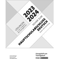 Sicher zum Hauptschulabschluss Deutsch Baden-Württemberg 2023 und 2024 von Krapp & Gutknecht Verlag