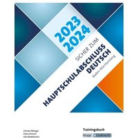 Sicher zum Hauptschulabschluss Deutsch Baden-Württemberg 2023 und 2024 von Krapp & Gutknecht Verlag