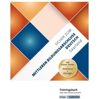 Sicher zum Mittleren Bildungsabschluss Deutsch Saarland - Trainingsbuch von Krapp & Gutknecht Verlag