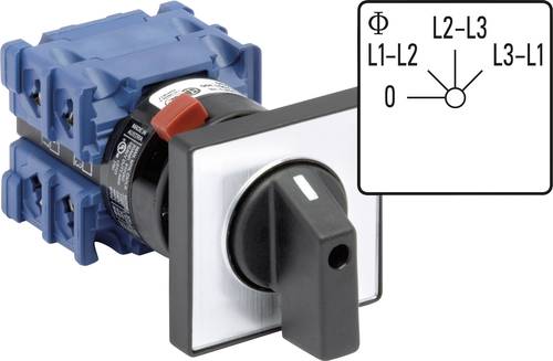 Kraus & Naimer CH10.A004.FT2.F778 Voltmeter Umschalter 360° Grau, Schwarz 1St. von Kraus & Naimer