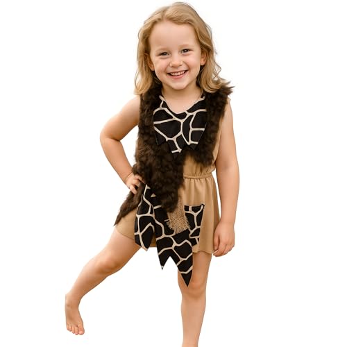 Kinderkostüm Steinzeit Mädchen Gr. 116 Kleid braun Neandertaler Urmensch Karneval Kinderkostüm Steinzeit Mädchen Gr. 116 Kleid braun Neandertaler Urmensch Karneval von Krause & Sohn