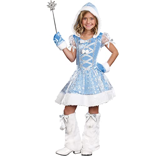 Krause & Sohn Eiskönigin Kostüm Prinzessin Elsa von Erendell für Kinder 6-12 Jahre blau Fasching Kindergeburtstag (10-12 Jahre) von Krause & Sohn