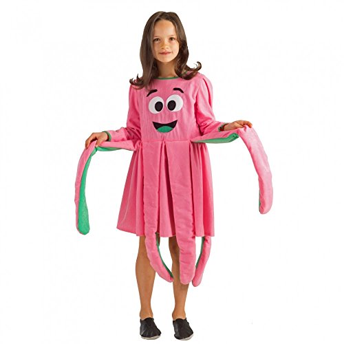 Krause & Sohn Kinderkostüm Krake pink Qualle Octopus Fasching Tiere Meerestiere (128) von Krause & Sohn