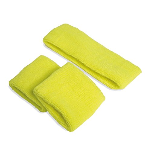 Krause & Sohn Neon Gelb Einheitsgröße Stirnband und Pulswärmer für Erwachsene, unisex, Multisport, junge Erwachsene, Sportler, Outdoor-Enthusiasten Krause & Sohn Neon Gelb Einheitsgröße Stirnband und Pulswärmer für Erwachsene, unisex, Multisport, junge Erwachsene, Sportler, Outdoor-Enthusiasten von Krause & Sohn