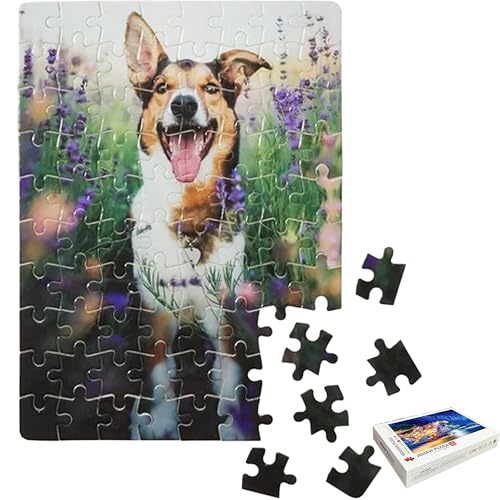 Kreeqe Individuelles Puzzle aus Fotos, personalisiertes Holzpuzzle, Geschenke für Familie, Hochzeit, Haustier (1000 Stück) von Kreeqe