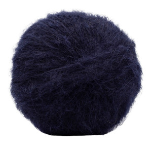 Kremke Soul Wool Baby Silk Fluffy Unicolor 2710 Mitternachtsblau von Kremke Soul Wool