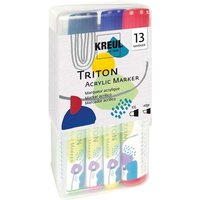 KREUL Acrylmarker TRITON XXL + edge 13 Stück Kartonetui von Kreul