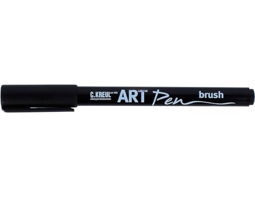 Kreul 47961 - Art Pen brush, flexible Brushspitze, gleitet wie ein Pinsel, dünne Linien bei leichtem Aufdrücken, breite Linien bei stärkerem Aufdrücken, schwarz Kreul 47961 - Art Pen brush, flexible Brushspitze, gleitet wie ein Pinsel, dünne Linien bei leichtem Aufdrücken, breite Linien bei stärkerem Aufdrücken, schwarz von Kreul