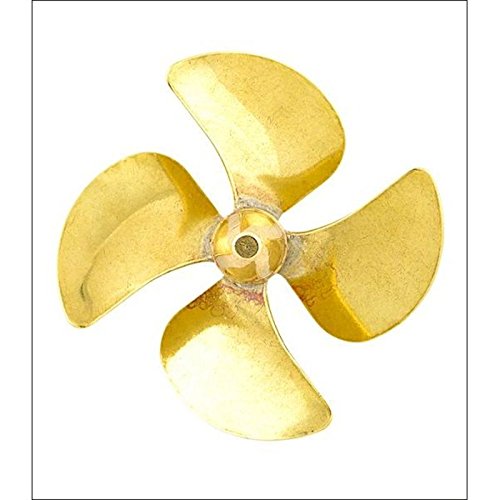 Krick Modelltechnik Propeller Serie 170 4Bl-35-R-M4, Modellflugzeugpropeller, Propeller, 12950661, 360496031, Adult, Teen, 35 mm, Messing, ohne Batterien, manuell von Krick Modelltechnik