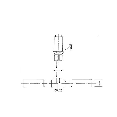 Mini Querstrahlruder 10/12 x92 mm von Best Price Square