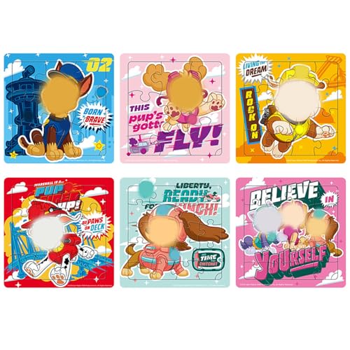 Holzpuzzle für Kinder, 6PCS in 3 verschiedenen Schwierigkeitsgraden Tierpuzzle Cartoon Puzzle 6 in 1, Animiertes Zeichnungspuzzle Buntes Puzzle für Kinder,Cute Puzzles für Kinder von 3 4 bis 5 Jahren von Krilucly